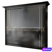 Body wardrobe Boston 3D Model Vray