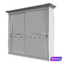 Body wardrobe Boston 3D Model Vray