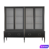 Bookcase Galimberti Nino AMBRA LIBRERIA 3D Model Corona