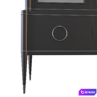 Bookcase Galimberti Nino AMBRA LIBRERIA 3D Model Corona