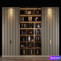 Furniture composition 22 3D Model Vray, Corona