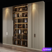 Furniture composition 22 3D Model Vray, Corona