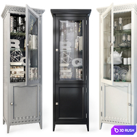 Bookcase, showcase RFS Brooklyn 3D Model Vray, Corona