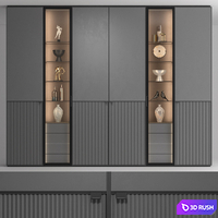 Rimadesio Modulor cabinet V2 3D Model Vray, Corona