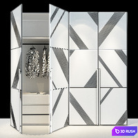 Cabinet Furniture 043 3D Model Vray