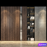 Furniture composition set 123 3D Model Vray