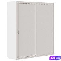 Sliding wardrobe 2 doors Maria 3D Model Corona