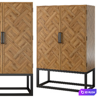 Versailles wardrobe 3D Model Vray