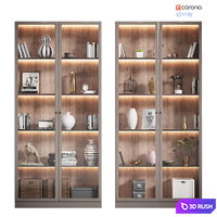 Wardrobe with decor # 7 (2 wardrobes)