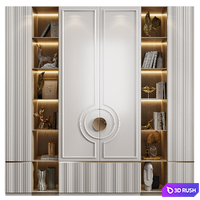 Neoclassical wardrobe 08 3D Model Corona