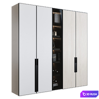 Cupboard MY 80 (Muzafarov Collections) 3D Model Corona