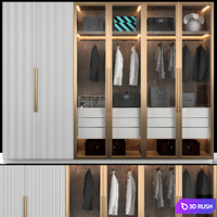 WARDROBE NO12 3D Model Vray, Corona