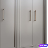 Cupboard Set 15 3D Model Corona