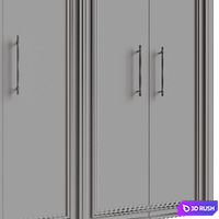 Cupboard Set 15 3D Model Corona