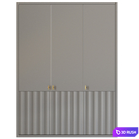 Wardrobe 9 3D Model Vray, Corona