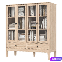 IKEA - IDANAS a cabinet with books 3D Model Vray, Corona