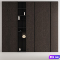 Wardrobe 007 3D Model Vray, Corona