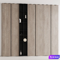 Wardrobe 007 3D Model Vray, Corona