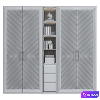 Furniture composition 32 3D Model Vray, Corona
