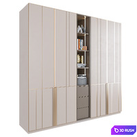 Furniture composition 51 3D Model Vray, Corona