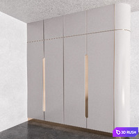 WARDROBE NO24 3D Model Vray, Corona