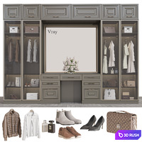 Wardrobe 148-Vray 3D Model Vray
