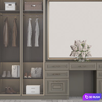 Wardrobe 148-Vray 3D Model Vray