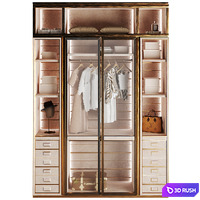 Inedito Asnaghi Stamford Wardrobe 3D Model Corona