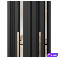 Wardrobe 065 3D Model Vray, Corona