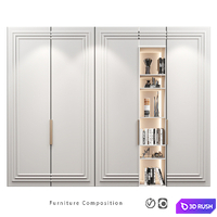 Furniture composition | 382 3D Model Vray, Corona