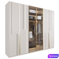Wardrobe 46 3D Model Vray, Corona