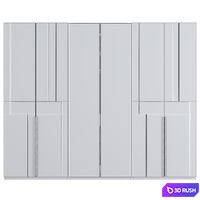 Wardrobe 46 3D Model Vray, Corona