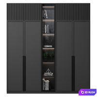 Cabinet with shelves 67 3D Model Vray, Corona