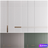 WARDROBE NO26 3D Model Vray, Corona
