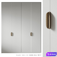 Wardrobe 026 3D Model Vray, Corona