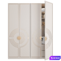 Wardrobe Lorris 3D Model Vray, Corona