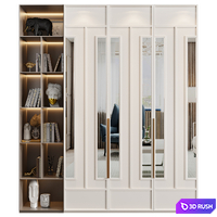 Neoclassical wardrobe 36 3D Model Corona