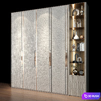 Furniture composition 637 3D Model Vray