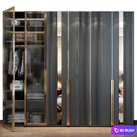 Furniture composition GHS-2359 3D Model Vray