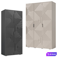 Swing wardrobe Shelton 3D Model Corona