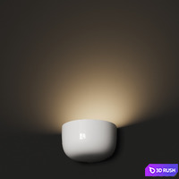 Flos Bellhop Wall Up Lamp 3D Model Vray, Corona