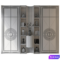 Furniture composition GHS-2364 3D Model Vray