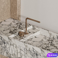 Bathroom 001 3D Model Corona