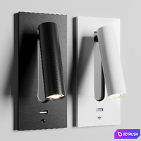 Elvi Home Headboard LED Wall Light 3D Model Vray, Corona