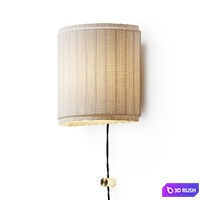 Human Home Collo Wall Lamps 3D Model Vray, Corona