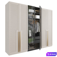 Wardrobe 65 3D Model Vray, Corona