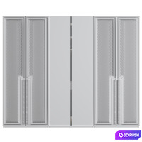 Wardrobe 65 3D Model Vray, Corona
