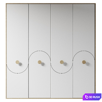 Wardrobe - 1 3D Model Corona