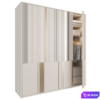 Wardrobe 66 3D Model Vray, Corona