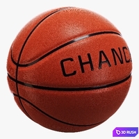 Set of chanse basketballs 3D Model Vray